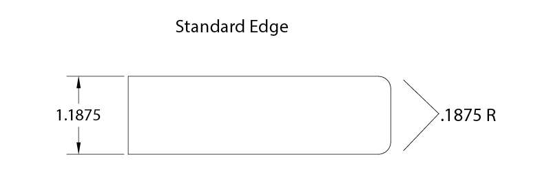 Standard Edge Profile for Granite Countertop, AHE Granite